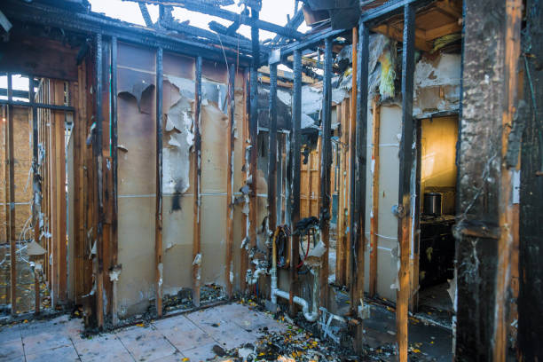 Professional Fire Damage Removal technician working in Silver City, NM